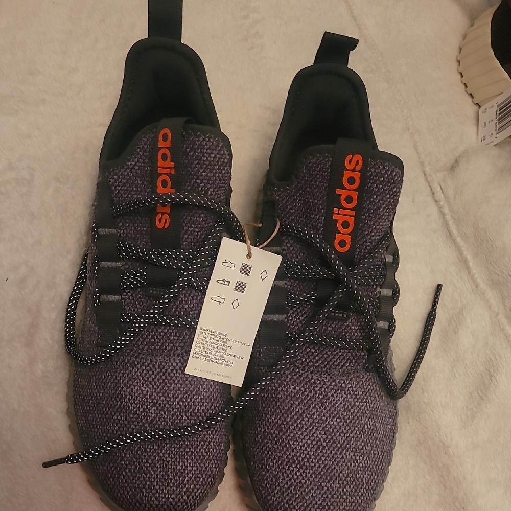 Adidas Purple and Black Running Shoes